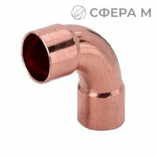 Медный отвод 90