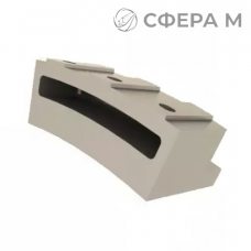Стальной башмак порога печи