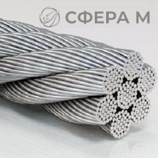 Канаты одинарной свивки спиральные