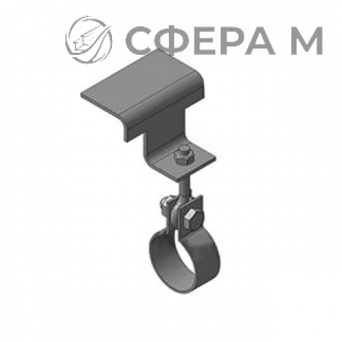 Крепление одной трубы на подвеске в Бресте