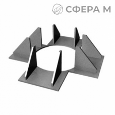Неподвижная четырехупорная опора
