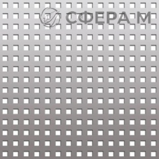 Нержавеющий перфорированный лист Qg 1х2 м
