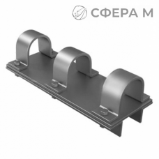 Однорядная опора со сплошным основанием