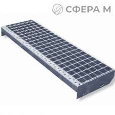 Прессованные оцинкованные ступени