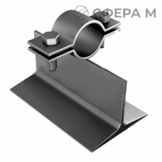 Тавровая хомутовая подвижная опора